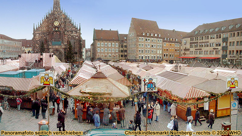 Weihnachtsmarkt-Reisen Nrnberger Christkindlesmarkt Nrnberg 2024 2025 Weihnachtsmrkte in Franken / Bayern, Christkindlmarkt Nurnberg / Nuremberg Advent