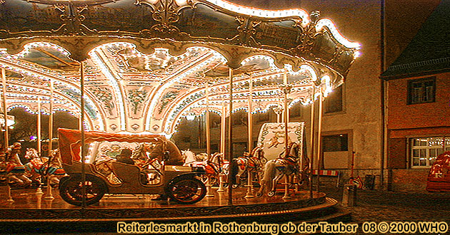 Rothenburger Reiterlesmarkt Weihnachtsmarkt-Reisen Rothenburg o. d. Tauber 2024 2025
